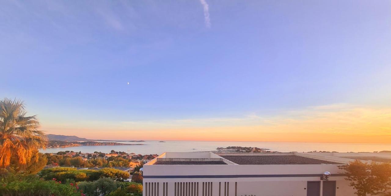 Magnifique Appartement Vue Mer - Grande Terrasse Et Piscine Bandol Eksteriør billede