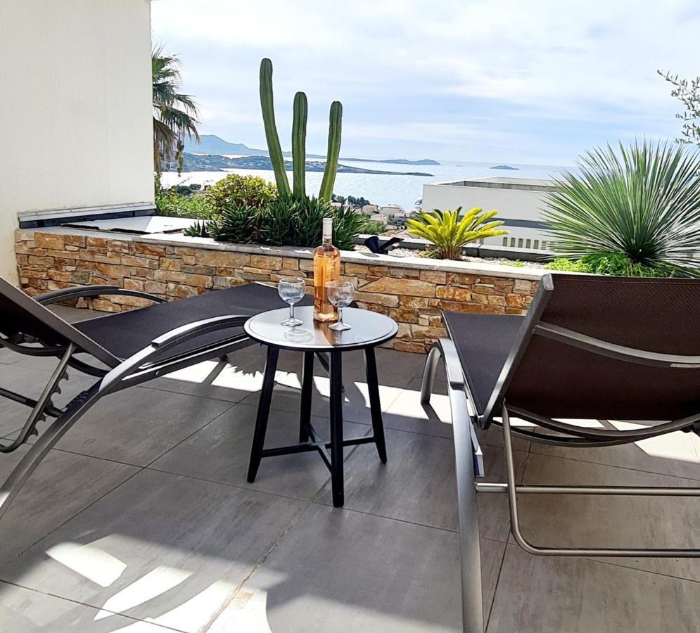 Magnifique Appartement Vue Mer - Grande Terrasse Et Piscine Bandol Eksteriør billede